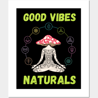 Spiritual mushrooms Posters and Art